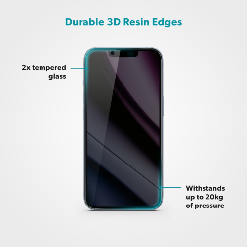 C&C Privacy Glass 3D for iPhone 17 Pro Max
