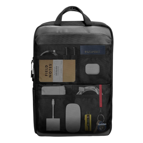 TomToc Navigator T71 Laptop Backpack for 16'' - Black