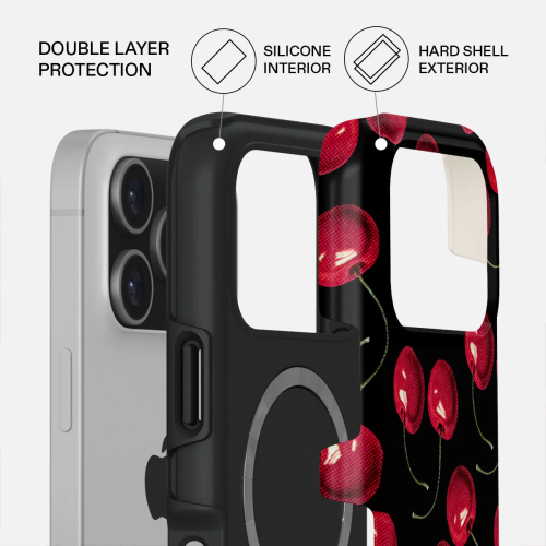 BURGA Tough Magsafe Case for iPhone 17 Pro - Cherrybomb