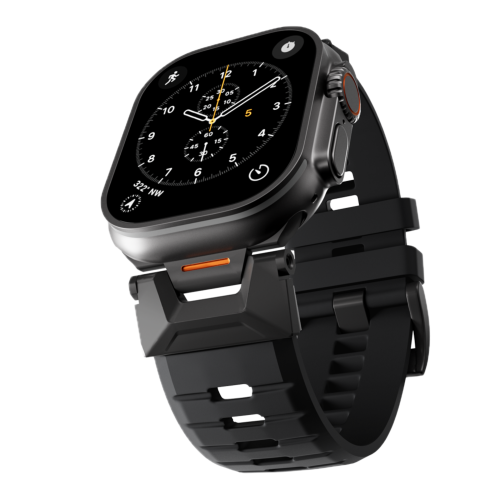 Epico FKM Rubber Pro Watch Band for Apple Watch (44-49mm) - Black