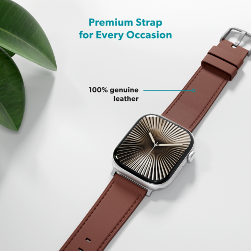Epico Leather Band for Apple Watch (40-42mm) - Brown