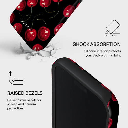 BURGA Tough Magsafe Case for iPhone 17 Pro Max - Cherrybomb