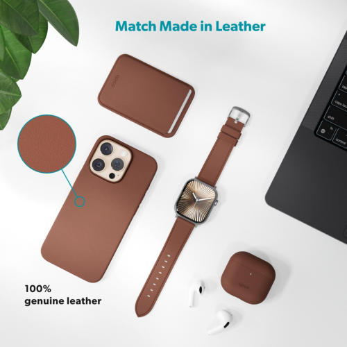 Epico Leather Band for Apple Watch (40-42mm) - Brown
