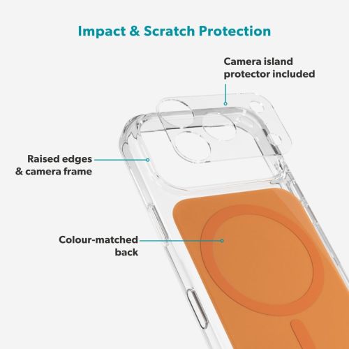 Epico Tile Mag+ Case for iPhone 17 Pro - Orange