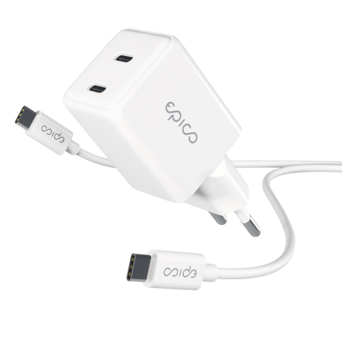 C&C - 20W USB-C wall charger with USB-C to USB-C cable 