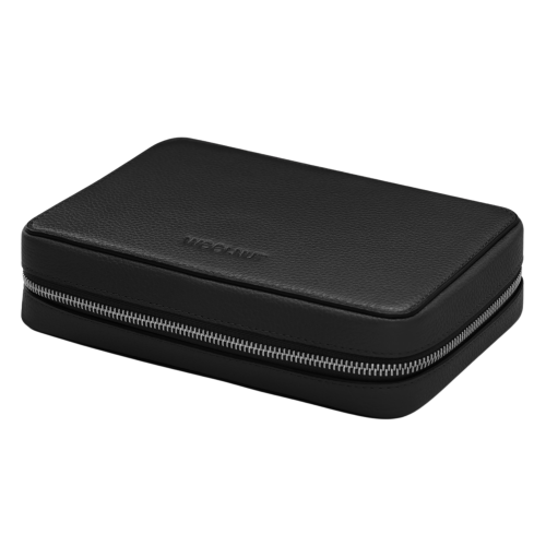 Woolnut Leather Tech Organizer - Black