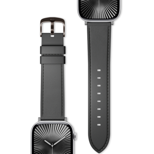 Epico Leather Band for Apple Watch (40-42mm) - Black
