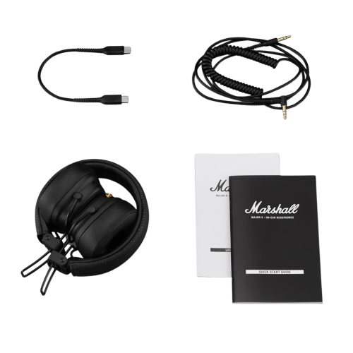 Marshall Major V Bluetooth Headphones - Black