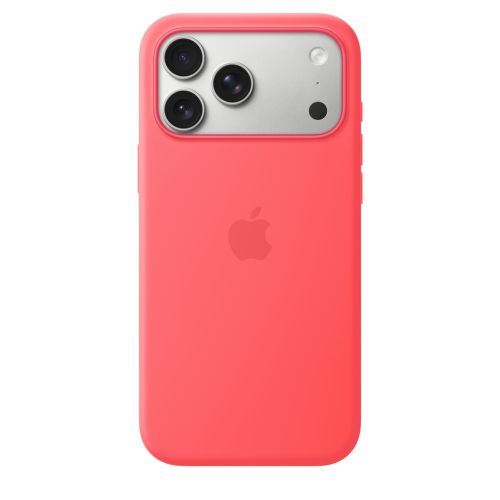 Apple iPhone 17 Pro Max Silicone Case with MagSafe - Bright Guava
