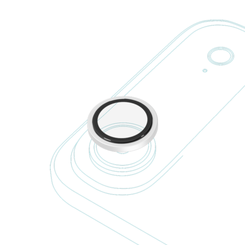 Epico Aluminium Lens Protectors for iPhone 17 Air - Silver