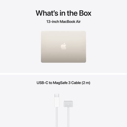 MacBook Air 13” Apple M5 10C CPU, 8C GPU/16GB/512GB SSD/Starlight/USA