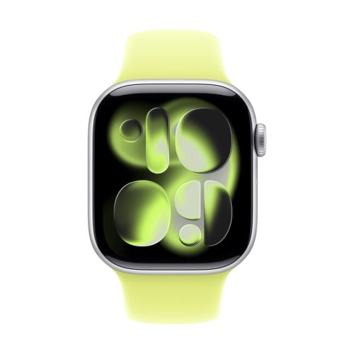 Apple Watch 42mm Neon Yellow Sport Band - S/M