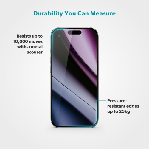 Epico AntiReflective Glass 3D for iPhone 17 & 16 Pro