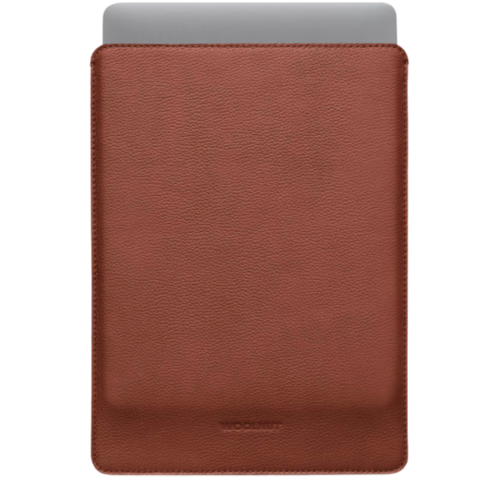 Woolnut Leather Sleeve for Macbook Pro 14" - Cognac 