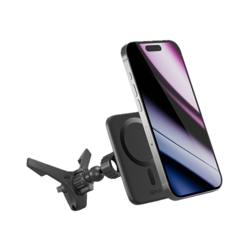 Epico Mag+ Ultrathin Car Charger (Qi2) - Black