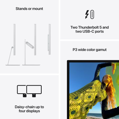 Apple Studio Display - Nano-texture glass - Tilt- and height-adjustable stand