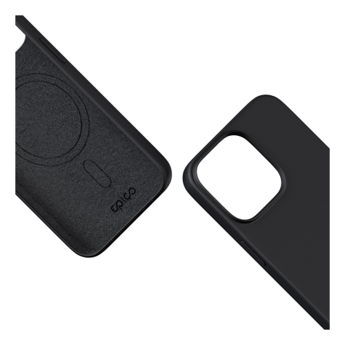 Epico Mag+ Silicone Case iPhone 15 Pro - Black