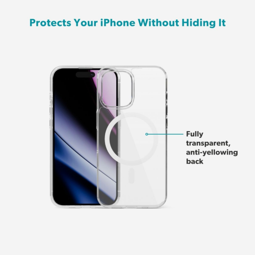 Epico Hero Mag+ Case for iPhone 17 - Clear