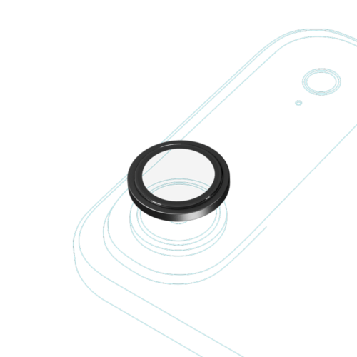 Epico Aluminium Lens Protectors for iPhone 17 Air - Black