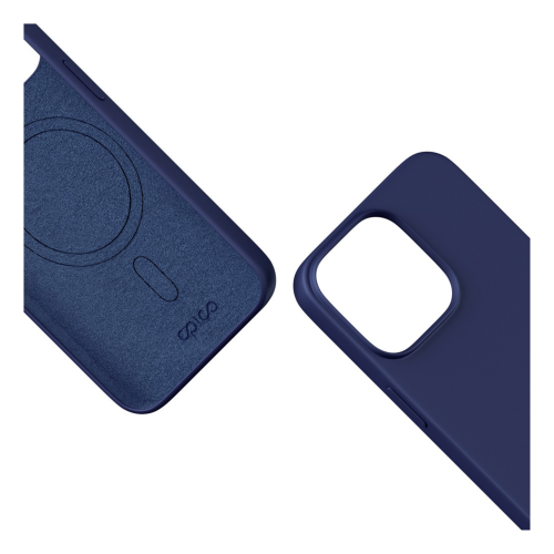 Epico Mag+ Silicone Case iPhone 15 Pro - Blue