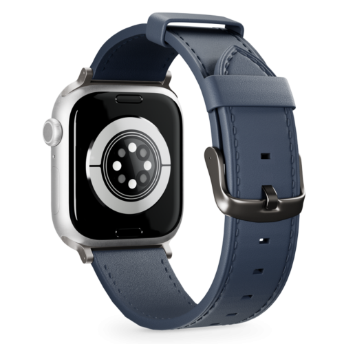 Epico Leather Band for Apple Watch (44-49mm) - Blue