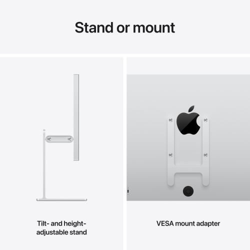 Apple Studio Display XDR - Standard glass - Tilt- and height-adjustable stand