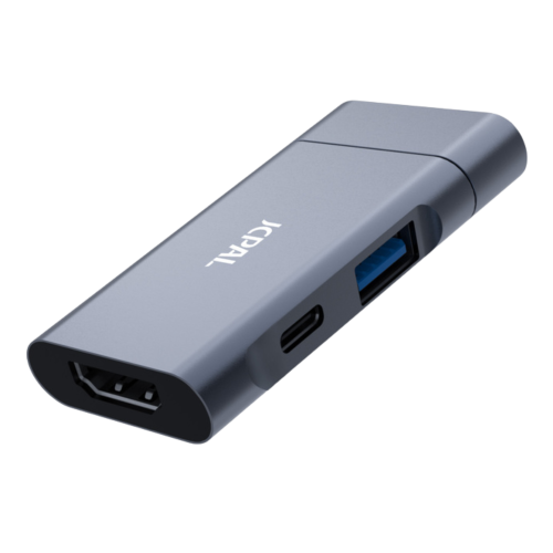 JCPal USB-C 3-in-1 Travel Hub