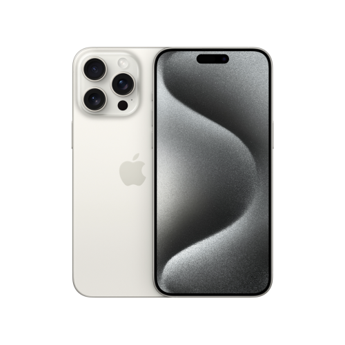 Refurbished iPhone 15 Pro Max 256GB, White titanium, Grade: A, Battery: Good