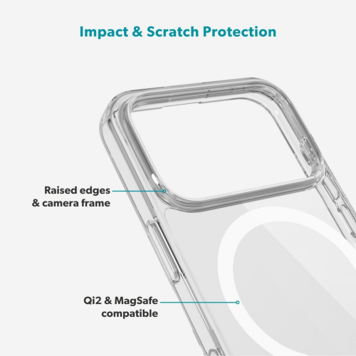 C&C Hero Mag+ Case for iPhone 17 Pro Max - Clear