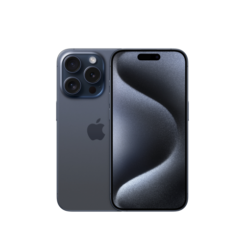 Refurbished iPhone 15 Pro 256GB, Blue titanium, Grade: B, Battery: Good