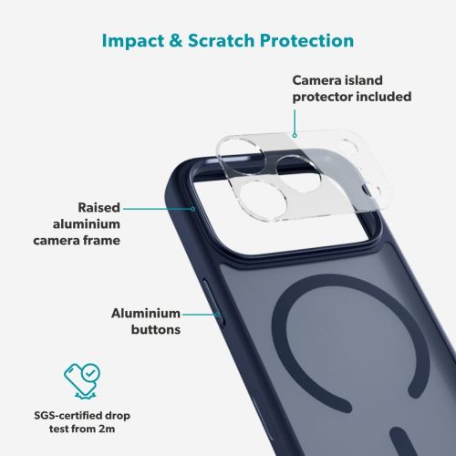 Epico HeroMatte Pro Mag+ Case for iPhone 17 Pro Max - Deep Blue