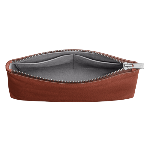 Woolnut Leather Pouch - Cognac