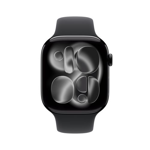 Apple Watch Series 11 GPS 42mm Jet Black Aluminium - Black Sport Band - S/M