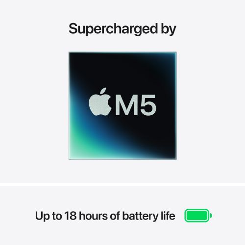 MacBook Air 13” Apple M5 10C CPU, 8C GPU/16GB/512GB SSD/Starlight/USA
