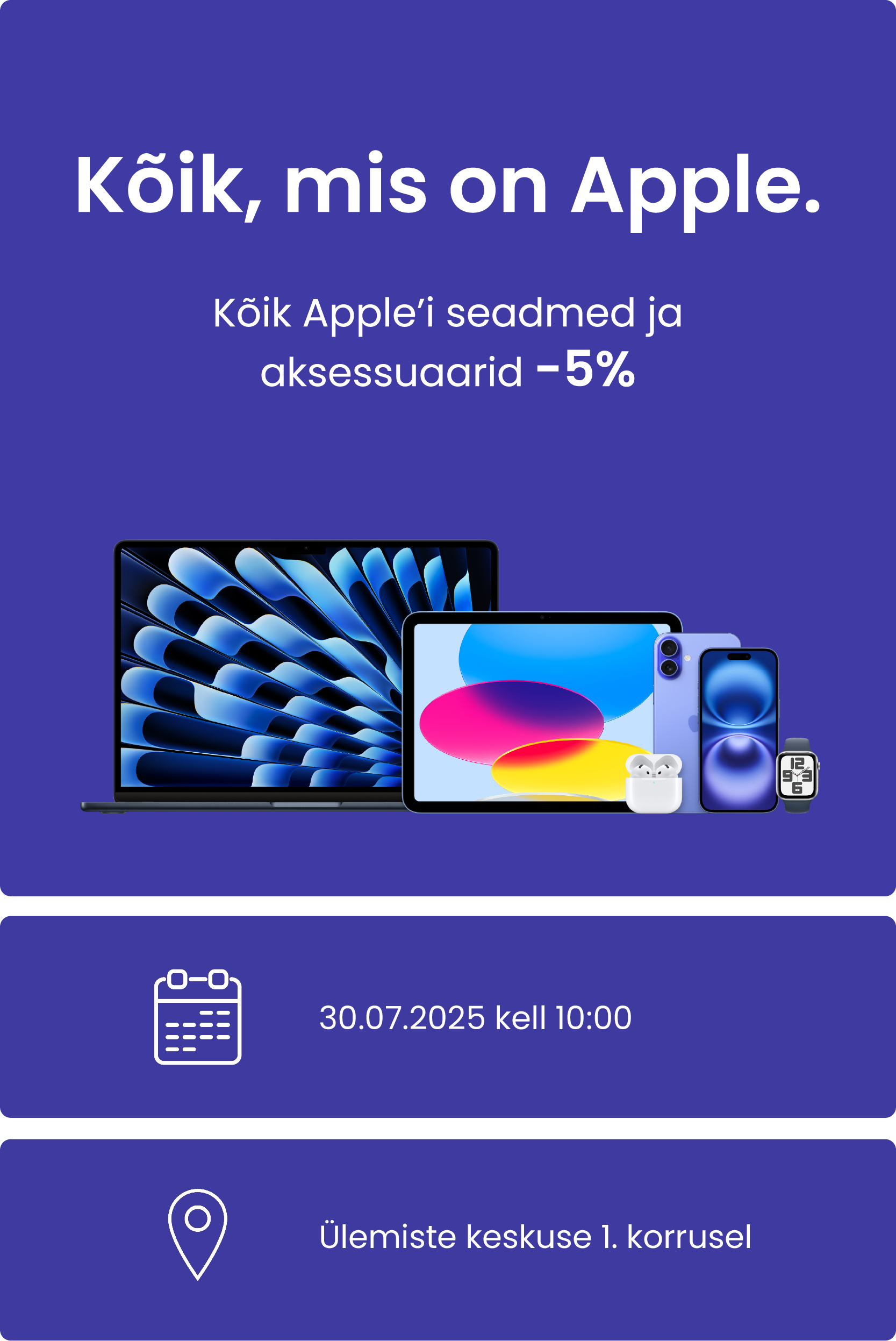 Ülemiste avamine 30.07.2025